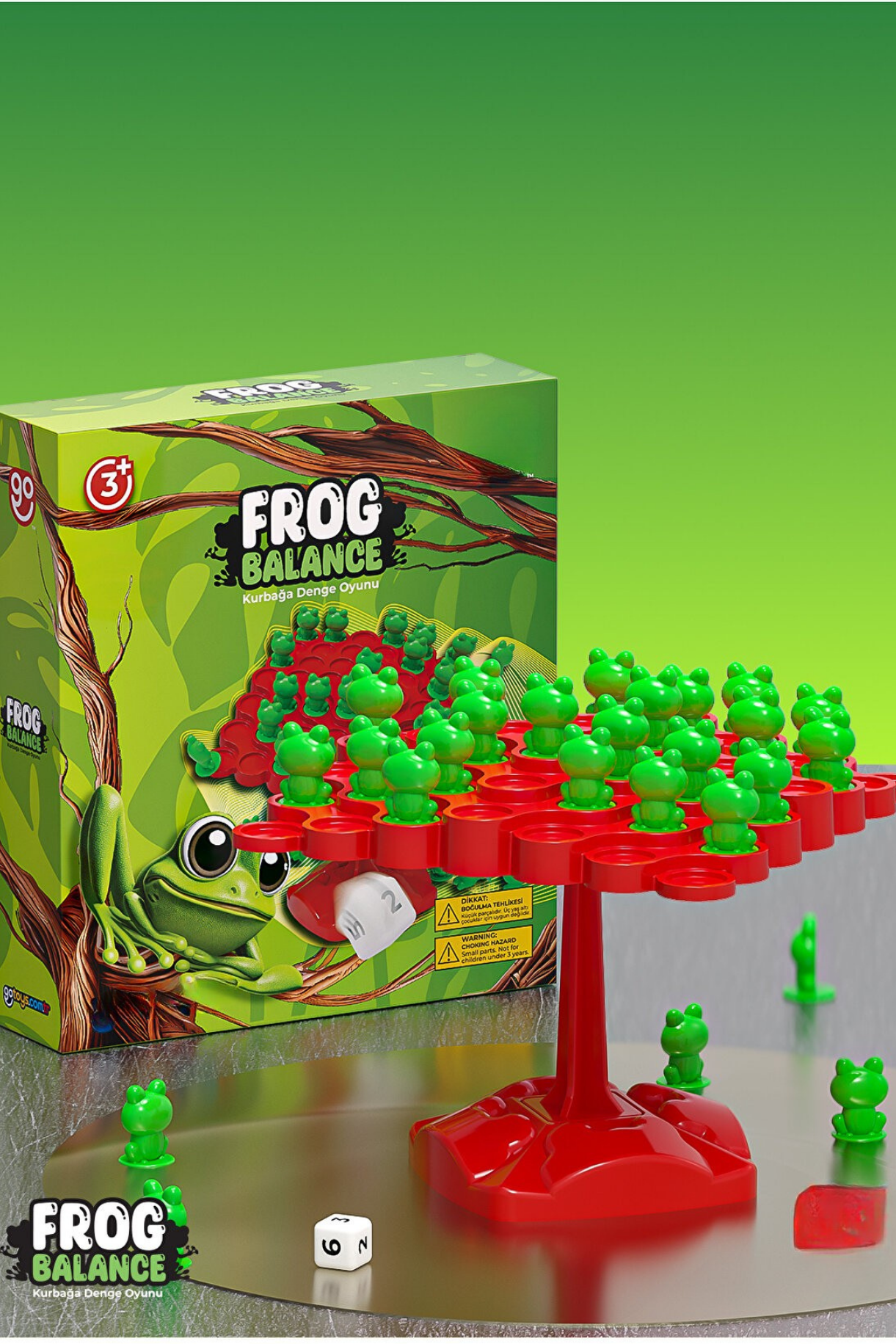 Frog Balance-Kurbağa Denge Ebeveyn Çocuk Etkileşimi Oyunu