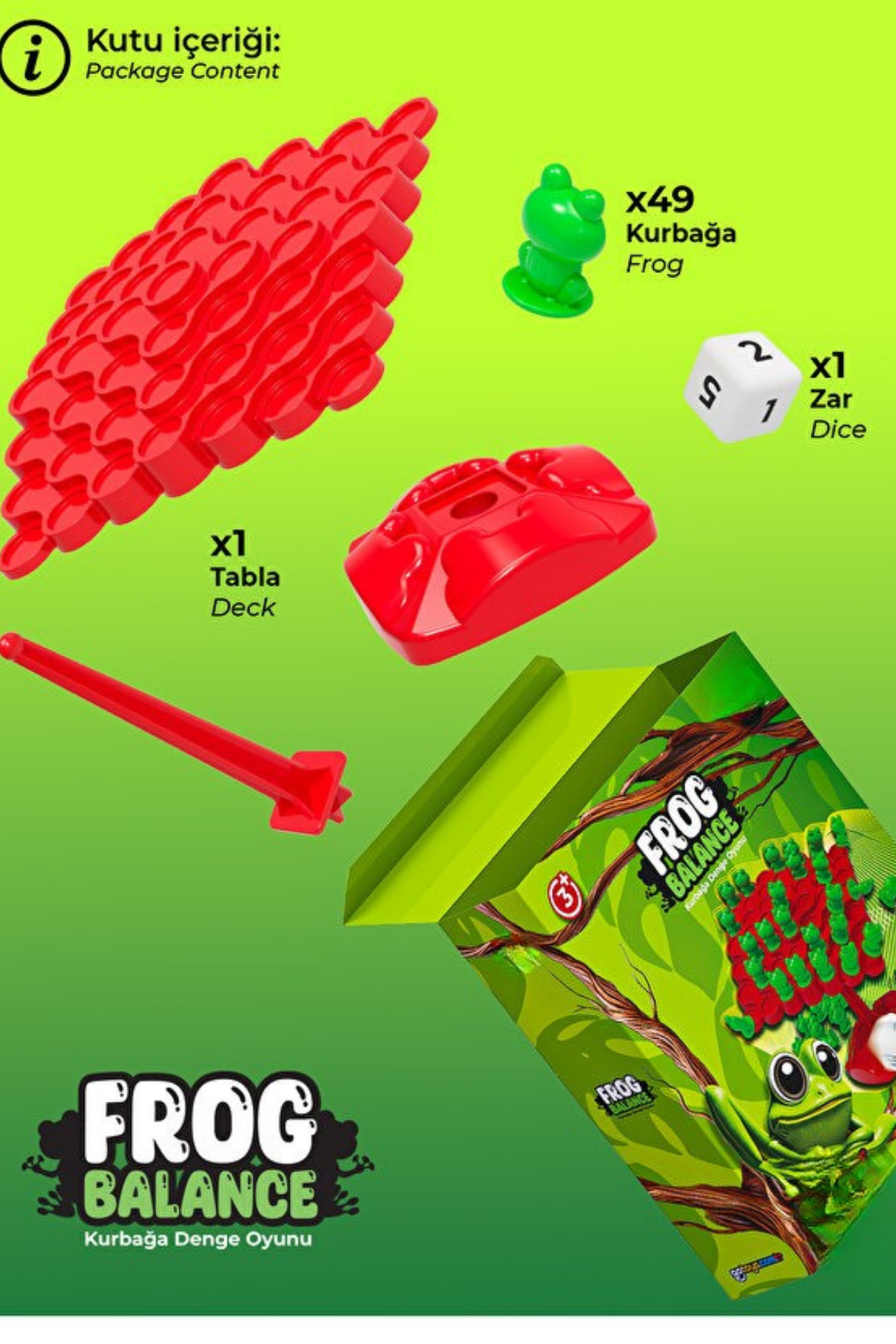 Frog Balance-Kurbağa Denge Ebeveyn Çocuk Etkileşimi Oyunu