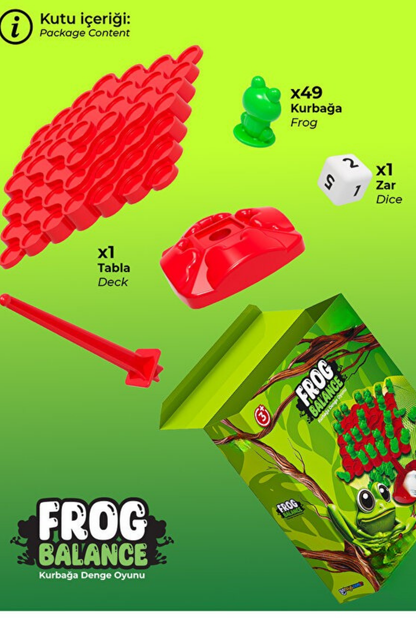 Frog Balance-Kurbağa Denge Ebeveyn Çocuk Etkileşimi Oyunu