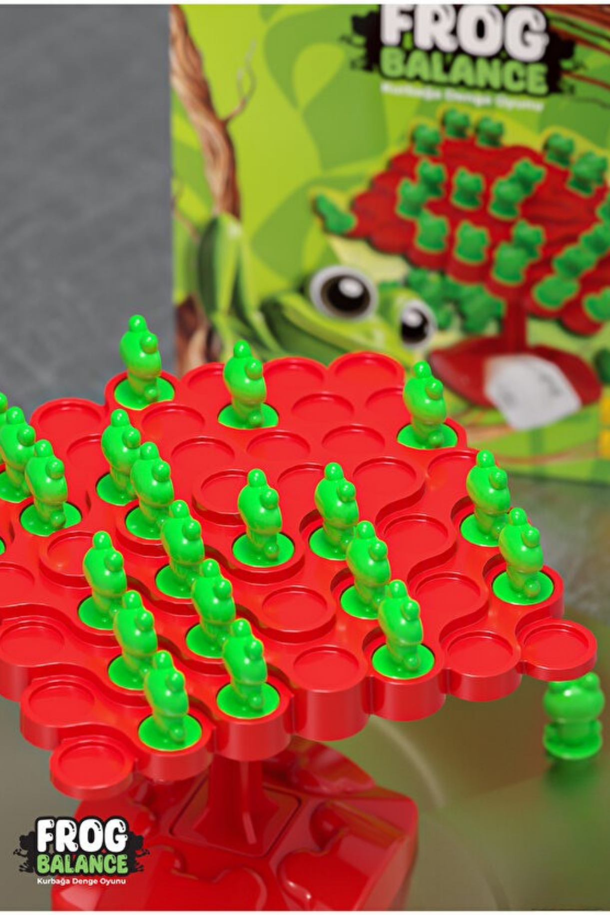 Frog Balance-Kurbağa Denge Ebeveyn Çocuk Etkileşimi Oyunu